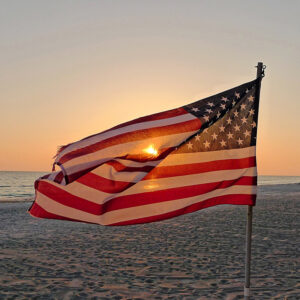 America Flag flying at sunset - About Jennifer Morgan, LISW